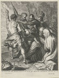 Portement de croix - Cornelis Galle (I)