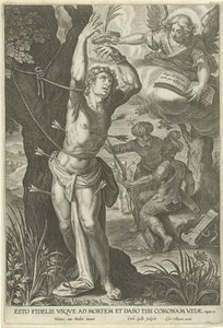 Martyr de Saint Sébastien - Cornelis Galle (I)