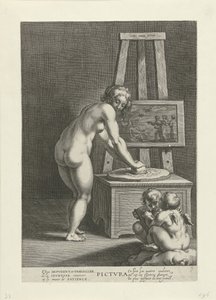 Pictura (la Peinture) - Cornelis Galle (I)