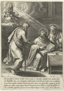 Thomas enseigné par Pierre et Paul (La vie de saint Thomas d