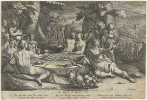 Vie pécheresse aux jours de Noé - Cornelis Galle (I)