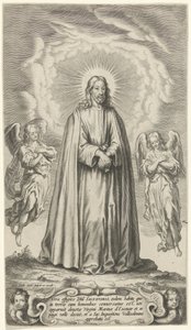 Christ avec deux anges - Cornelis Galle (II)