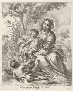 Sainte Famille avec Jean-Baptiste enfant