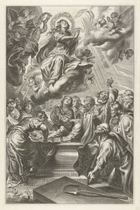 Ascension de Marie - Cornelis Galle (II)
