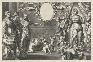 La Raison et la Philosophie montrent la Vérité à un jeune homme - Cornelis Galle (II)
