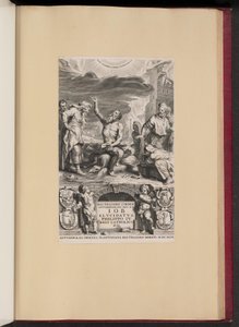 Page de titre pour Balthasar Cordier, Iob Elvcidatvs - Cornelis Galle II after Abraham van Diepenbeeck