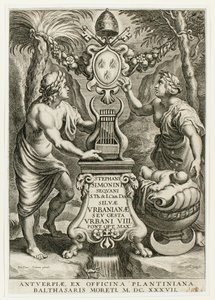 Page de titre de Silvae Urbanianae - Cornelis Galle I