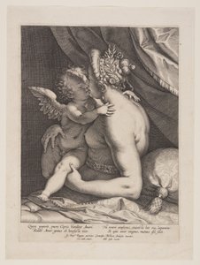 Vénus et Cupidon - Cornelis Galle I