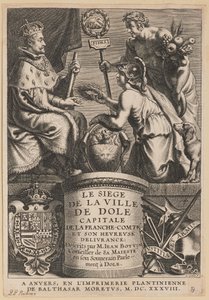 Page de titre pour Jean Boyvin, Le Siège de la Ville de Dole