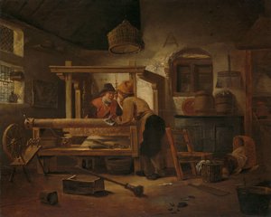 Atelier de tisserand - Cornelis Gerritsz Decker