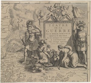 Carte de la région de Solms entre Marburg et Francfort-sur-le-Main en Allemagne (feuille en haut à droite) - Cornelis Huyberts