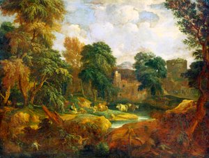 Paysage de Flandre, XVIIe ou début XVIIIe siècle - Cornelis Huysmans