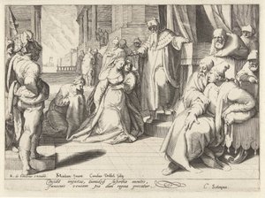 Esther devant Assuérus - Cornelis Jacobsz. Drebbel