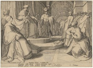 Jugement de Salomon - Cornelis Jacobsz. Drebbel
