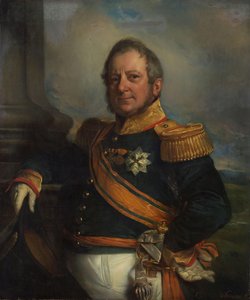 Portrait de Hendrik Merkus, Baron de Kock, commandant de l