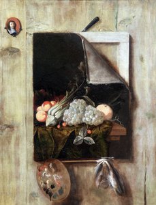 Nature morte en trompe-l