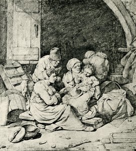 Famille de fermiers néerlandais
