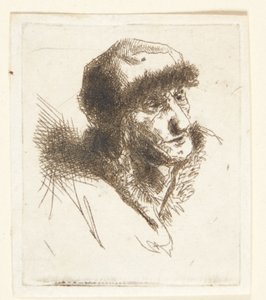 Vieille femme avec bonnet de fourrure - Cornelis Pietersz Bega