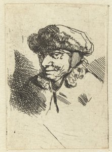 Vieille femme avec un bonnet de fourrure - Cornelis Pietersz. Bega