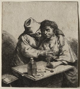 Le couple amoureux - Cornelis Pietersz Bega