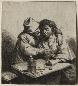 Le Couple amoureux - Cornelis Pietersz Bega