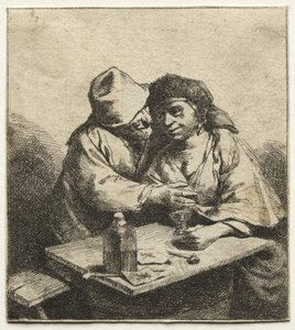 Le couple amoureux, milieu des années 1600 - Cornelis Pietersz Bega