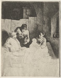 La mère assise dans une auberge - Cornelis Pietersz Bega