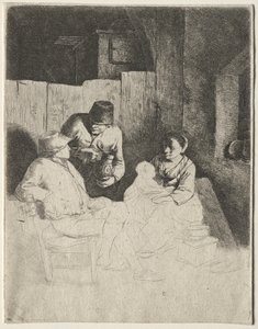 La Mère assise dans une auberge - Cornelis Pietersz Bega
