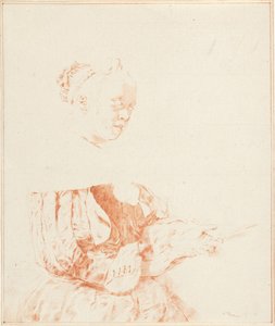 Joueuse de clavier - Cornelis Ploos van Amstel (signed by artist)
