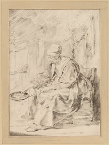 Femme aux crêpes - Cornelis Ploos van Amstel