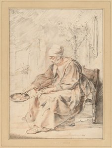 Femme aux crêpes - Cornelis Ploos van Amstel