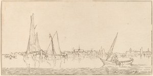 Rivière avec ville