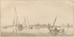 Rivière avec ville