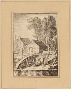 Chantier naval, 1761, publié en 1765 - Cornelis Ploos van Amstel