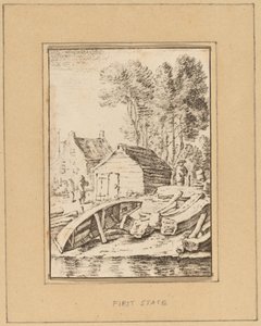 Chantier naval, 1761, publié en 1765 - Cornelis Ploos van Amstel