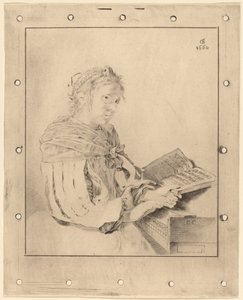Jeune fille au clavier