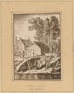 Chantier naval - Cornelis Ploos van Amstel after Herman Saftleven