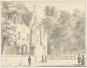 Partie arrière de la grande église à Edam - Cornelis Pronk