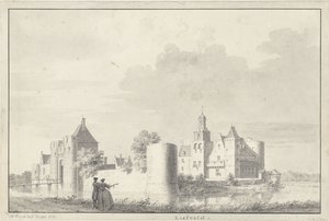 Château Liesveld près de Groot-Ammers dans l