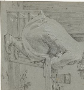 Homme assis à table - Cornelis Saftleven