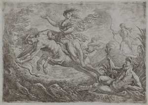 Nessus frappé par la flèche empoisonnée d