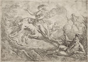 Nessus frappé par la flèche empoisonnée d