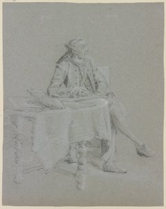 Cavalier assis à table - Cornelis Troost