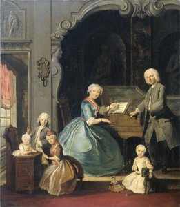 Groupe familial près d