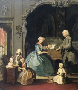 Groupe familial près d