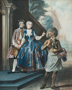 Pefroen et la tête de mouton, 1739 - Cornelis Troost