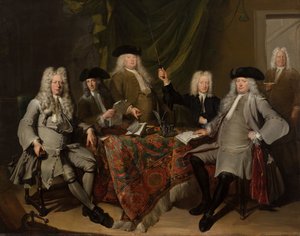Portrait des inspecteurs du Collegium Medicum - Cornelis Troost