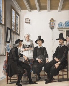 Saartje Jans est demandée en mariage, 1738 - Cornelis Troost