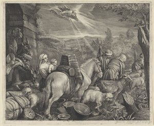 Abraham quitte Haran