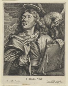 Évangéliste Jean (Quatre évangélistes) - Cornelis Visscher (II)